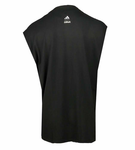 adidas Men's Pride Graphic Crop Tank Top Black Size S