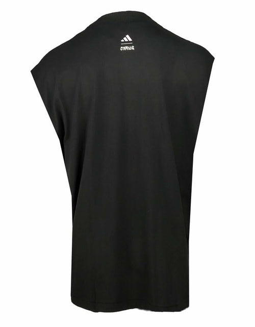 Load image into Gallery viewer, adidas Men's Pride Graphic Crop Tank Top Black Size S
