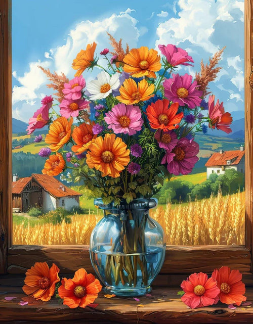 Load image into Gallery viewer, Breakfast Flatlay Paint by Numbers Kit for Adults 16x20in Without Frame
