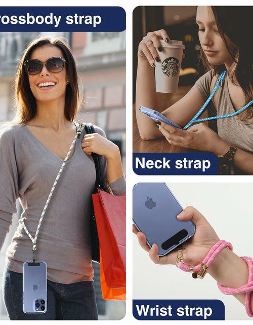 Load image into Gallery viewer, LOHASICDESIGN Universal Adjustable Detachable Phone Lanyard Pink 31.5in
