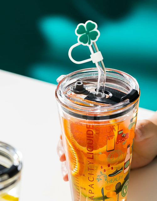 Load image into Gallery viewer, CXLL Silicone Straw Covers Flower Caps for Stanley Tumbler 30&amp;40oz 3pcs
