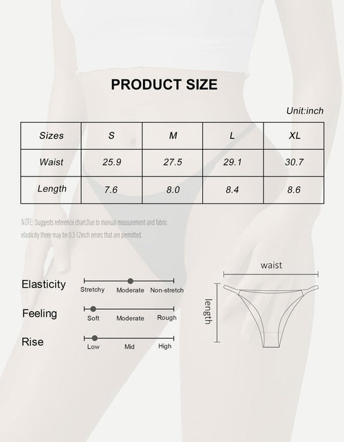 Load image into Gallery viewer, SHARICCA Women Seamless G-String Thongs Low Rise Underwear Black 5 Pack XL
