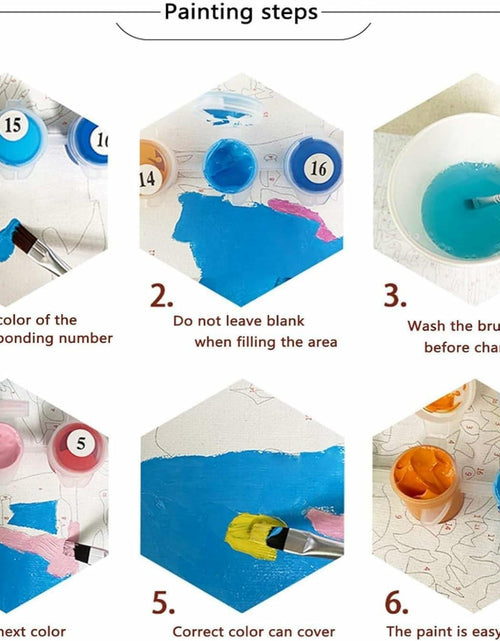 Load image into Gallery viewer, Breakfast Flatlay Paint by Numbers Kit for Adults 16x20in Without Frame
