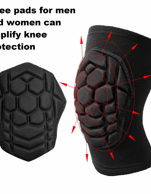 Load image into Gallery viewer, Lightweight Knee Pads with Sponge Padding for Sports, Black, Size M
