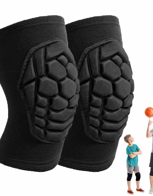 Load image into Gallery viewer, Lightweight Knee Pads with Sponge Padding for Sports, Black, Size M
