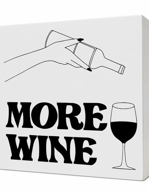 Load image into Gallery viewer, Bar Desk Decor Wooden Box Sign Wine Lover Gifts Home Kitchen Dining Room
