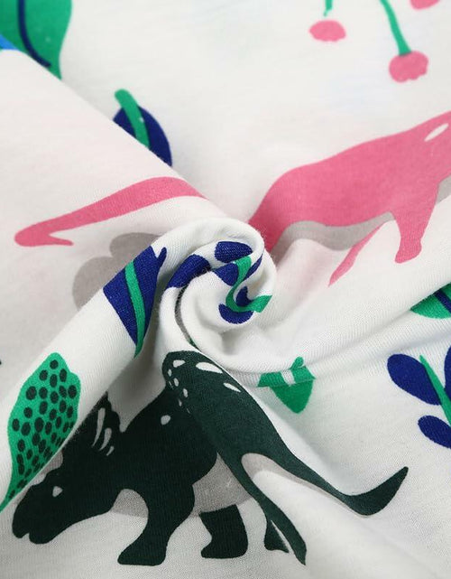 Load image into Gallery viewer, Adorable Girls Toddler Long Sleeve Cotton Dress Cartoon Bird 6T
