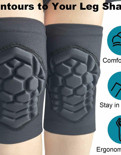 Load image into Gallery viewer, Lightweight Knee Pads with Sponge Padding for Sports, Black, Size M
