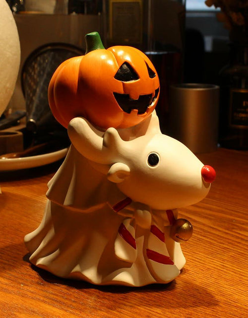 Load image into Gallery viewer, UHIWALKER Christmas Reindeer Figurine Pumpkin Home Garden Decor 0.88lb
