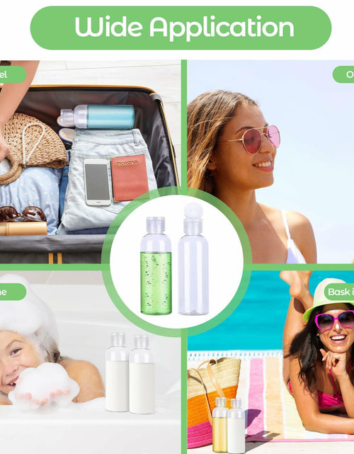 Load image into Gallery viewer, PSPIKXEG 10 Pack 3.4 OZ Clear Leak Proof Travel Bottles Transparent

