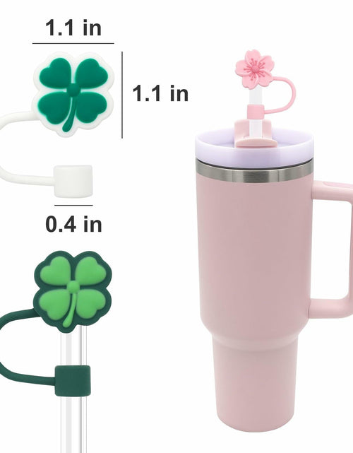Load image into Gallery viewer, CXLL Silicone Straw Covers Flower Caps for Stanley Tumbler 30&amp;40oz 3pcs
