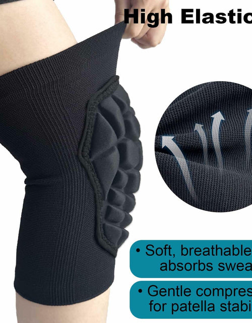 Load image into Gallery viewer, Lightweight Knee Pads with Sponge Padding for Sports, Black, Size M

