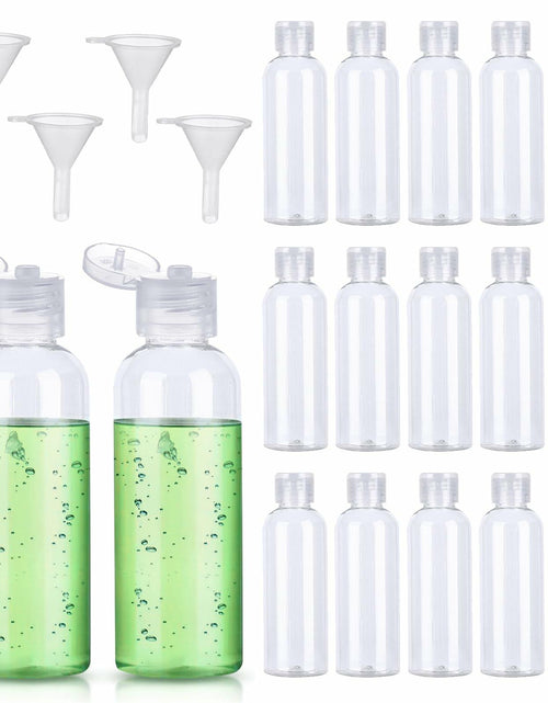 Load image into Gallery viewer, PSPIKXEG 10 Pack 3.4 OZ Clear Leak Proof Travel Bottles Transparent
