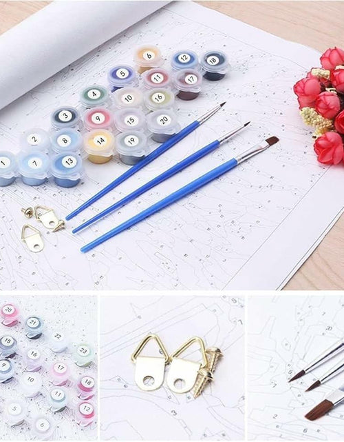 Load image into Gallery viewer, Breakfast Flatlay Paint by Numbers Kit for Adults 16x20in Without Frame
