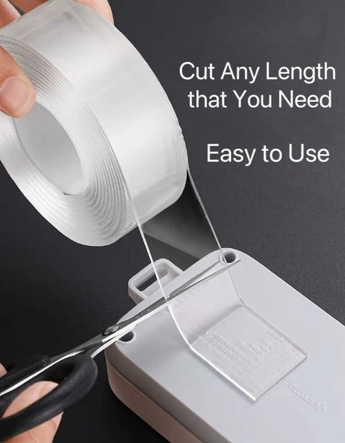 Load image into Gallery viewer, Tuqiso Double Sided Tape Heavy Duty Clear Nano Adhesive 3.28ft

