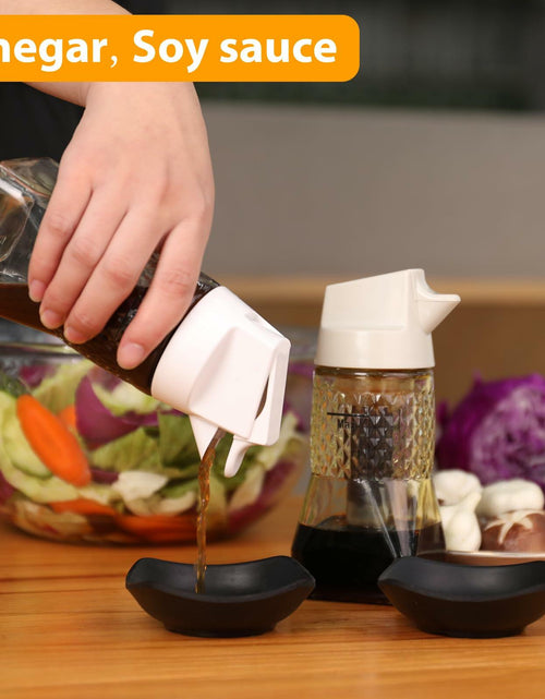 Load image into Gallery viewer, SMELHA Glass Olive Oil Dispenser Leakproof 9.2oz Clear Bottle
