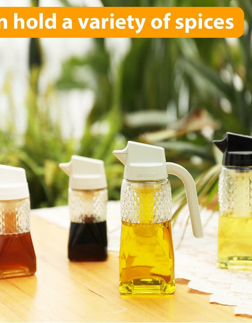 Load image into Gallery viewer, SMELHA Glass Olive Oil Dispenser Leakproof 9.2oz Clear Bottle
