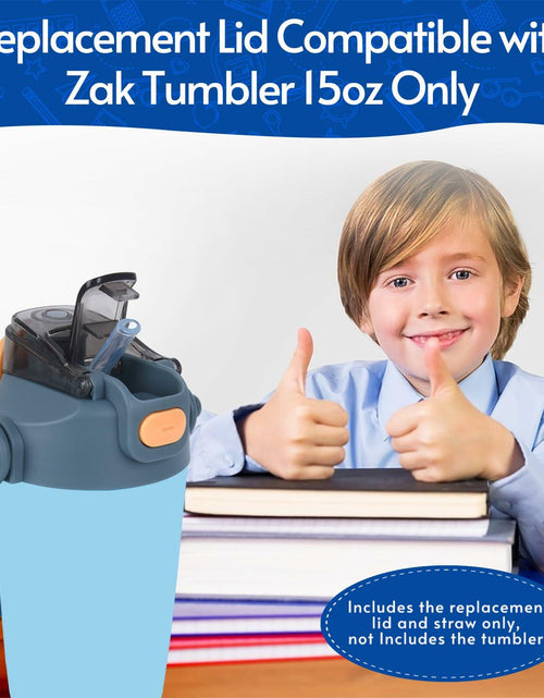 Load image into Gallery viewer, TEITEAI Replacement Lid for 15oz Zak Tumbler Navy Blue BPA-Free Leak-Proof

