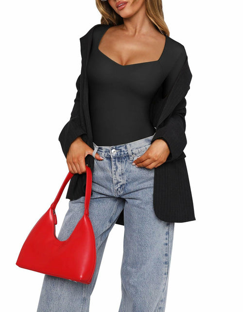 Load image into Gallery viewer, PINKMSTYLE V Neck Long Sleeve T Shirt Women Grey Size XXL
