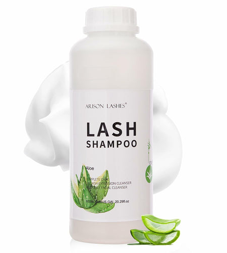Arison Lash Extension Shampoo 150ml with Brush Gentle Eyelid Cleanser