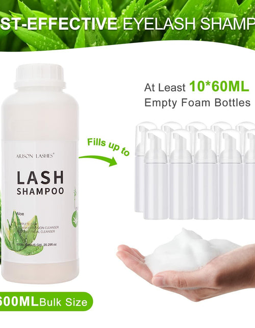 Load image into Gallery viewer, Arison Lash Extension Shampoo 150ml with Brush Gentle Eyelid Cleanser
