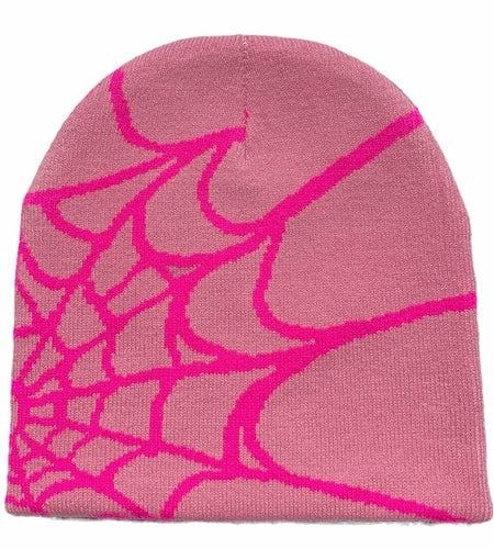 YUERFEILA Women Graphic Skull Beanie MEA Culpa Pink Red Acrylic