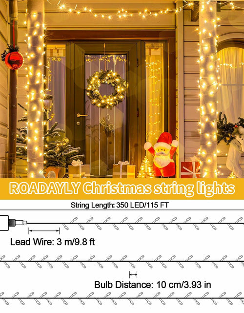 Load image into Gallery viewer, ROADAYLY 65.6FT 180 LED Halloween Fairy Lights Orange Purple Green Wire
