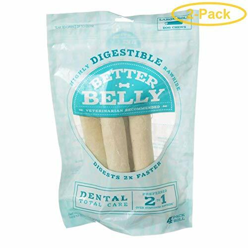 Load image into Gallery viewer, BestBy07/25 Better Belly Rawhide Dental Rolls Large 4 Count Pack DN-20036 14 oz
