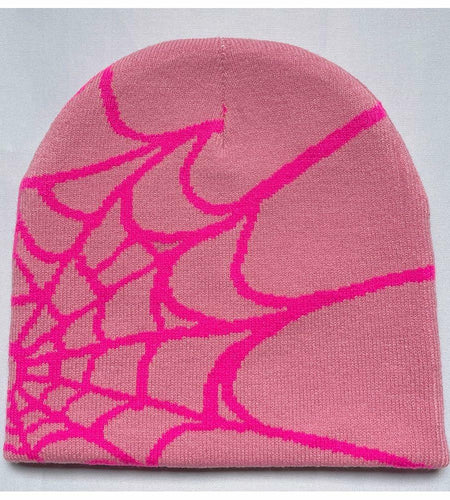 YUERFEILA Women Graphic Skull Beanie MEA Culpa Pink Red Acrylic