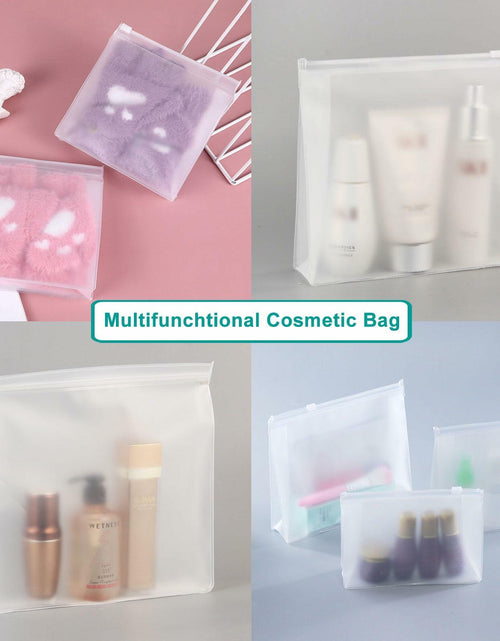 Load image into Gallery viewer, PIYIENR Clear Makeup Bag Set 5 Pcs Large PVC Waterproof Transparent Organizer
