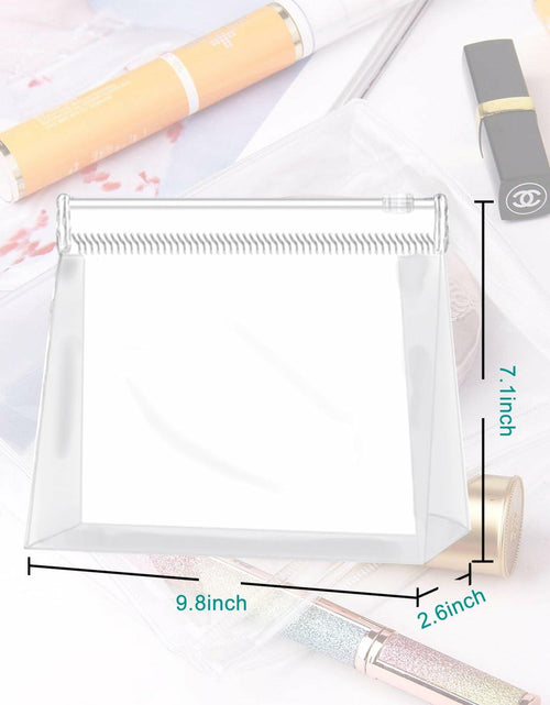 Load image into Gallery viewer, PIYIENR Clear Makeup Bag Set 5 Pcs Large PVC Waterproof Transparent Organizer
