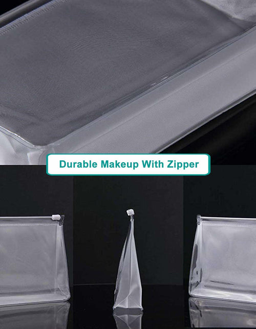 Load image into Gallery viewer, PIYIENR Clear Makeup Bag Set 5 Pcs Large PVC Waterproof Transparent Organizer
