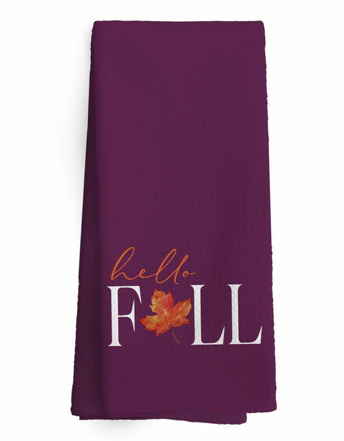Load image into Gallery viewer, Voatok Fall Decor Towels Kitchen Bathroom Light Yellow
