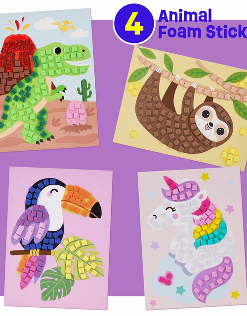 Load image into Gallery viewer, LAOESE Mosaic Sticker Craft Kit Kids Easter Gift Creative Activity Ages 3+
