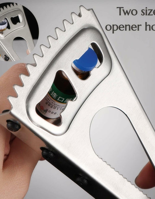 Load image into Gallery viewer, KINTEGOOD 6-in-1 Stainless Steel Bottle Opener Multi-Tool for Seniors
