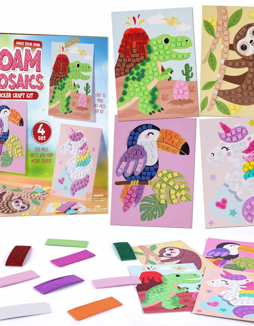Load image into Gallery viewer, LAOESE Mosaic Sticker Craft Kit Kids Easter Gift Creative Activity Ages 3+
