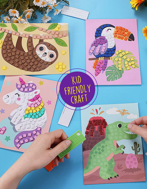 Load image into Gallery viewer, LAOESE Mosaic Sticker Craft Kit Kids Easter Gift Creative Activity Ages 3+
