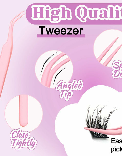 Load image into Gallery viewer, Losha Lash Extension Kit 144pcs Wispy Clusters 8-16mm C Curl Natural
