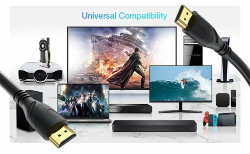 Load image into Gallery viewer, Jorenca HDMI 2.0 Cable 6ft Ultra High Speed 4K@60Hz Gold Plated Connector
