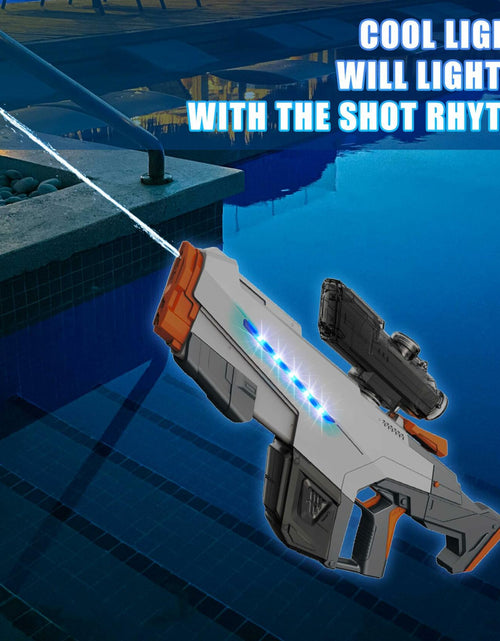 Load image into Gallery viewer, Electric Water Gun Auto Suction Powerful 400 Ammo 28-32FT Range White
