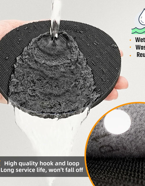 Load image into Gallery viewer, Sbestily 6" Hook &amp; Loop Sanding Disc with Hand Pad for Metal Wood
