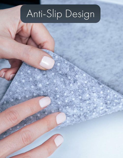 Load image into Gallery viewer, EROS Office Products Non-Slip Felt Desk Mat Light Gray Extra Large XL
