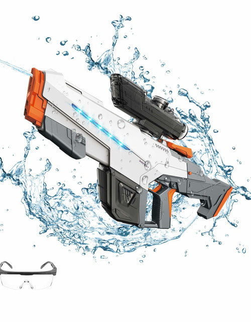Load image into Gallery viewer, Electric Water Gun Auto Suction Powerful 400 Ammo 28-32FT Range White
