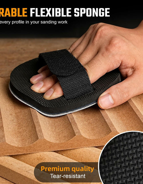 Load image into Gallery viewer, Sbestily 6" Hook &amp; Loop Sanding Disc with Hand Pad for Metal Wood
