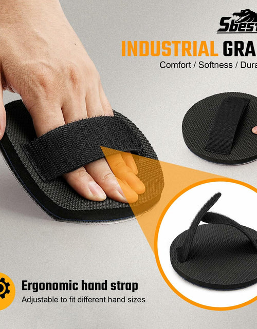 Load image into Gallery viewer, Sbestily 6" Hook &amp; Loop Sanding Disc with Hand Pad for Metal Wood
