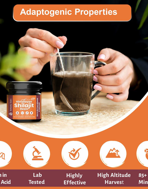 Load image into Gallery viewer, BestBy02/27 Botanic Rain Himalayan Shilajit Resin 85+ Minerals 1.06 oz

