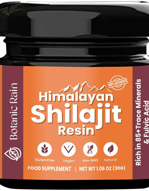 Load image into Gallery viewer, BestBy02/27 Botanic Rain Himalayan Shilajit Resin 85+ Minerals 1.06 oz

