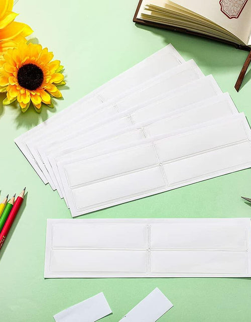 Load image into Gallery viewer, ccHuDE 48 Pcs Self Adhesive Clear Label Holders Shelf Tag Pockets

