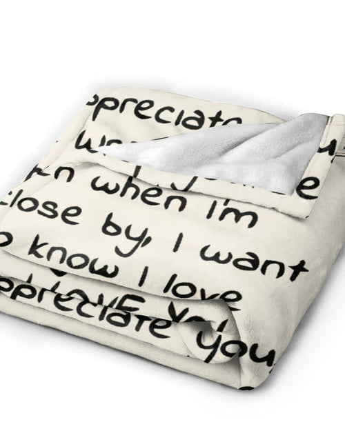 Load image into Gallery viewer, Poitvd Super Soft Flannel Throw Blanket for Mom Anniversary Gift White
