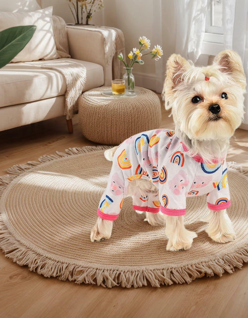 Load image into Gallery viewer, Dog Pajamas Small Chihuahua Yorkie Teacup Puppy Pjs Soft Pet Clothes Size 2XL

